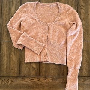 *NWOT* Nine West Women’s Knit Cardigan | 5-button | Vneck | Blush | S